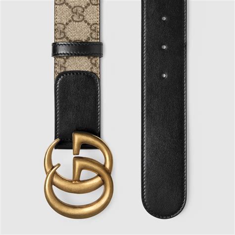 cintura gucci pelle gg fibbia arhento